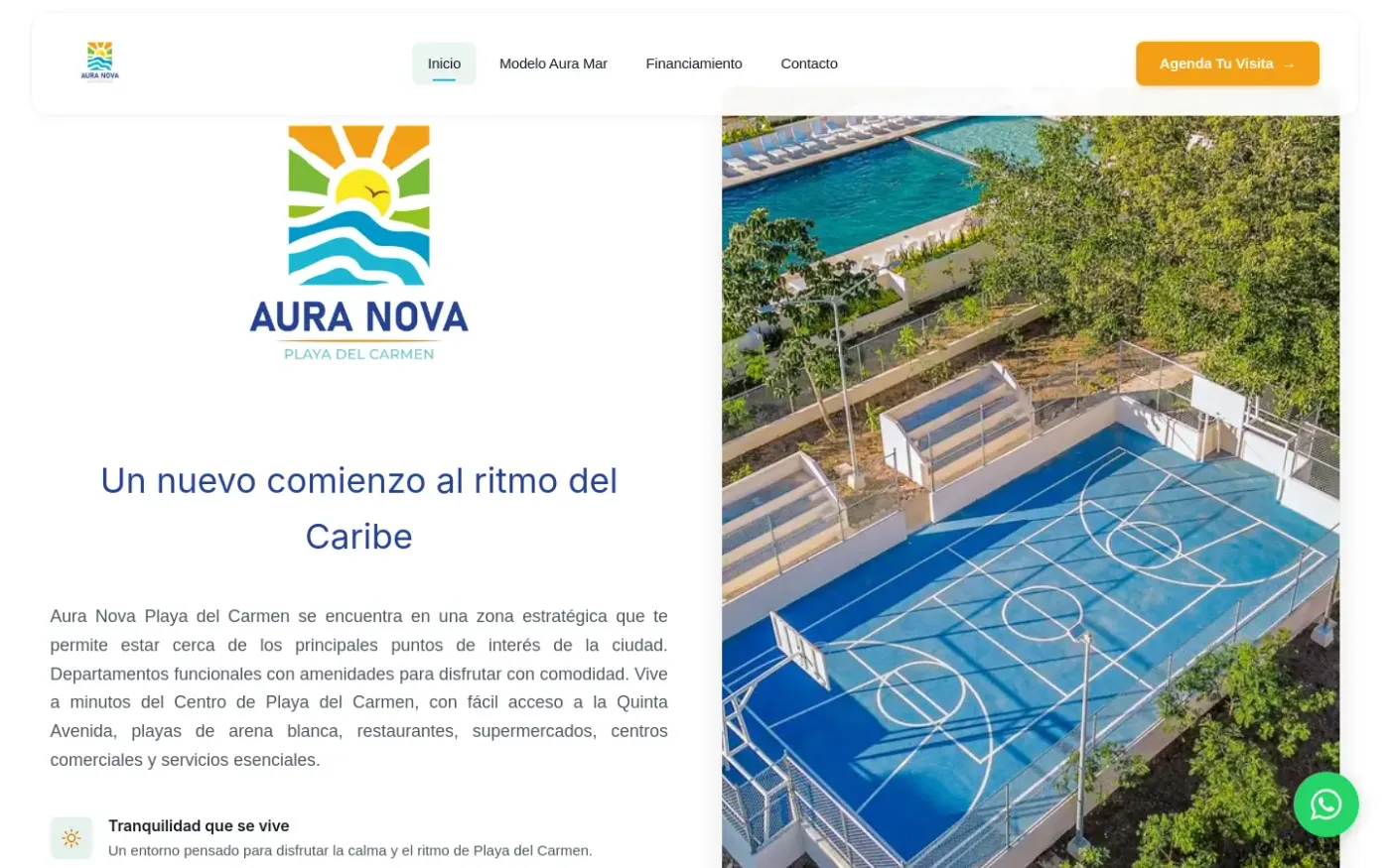 Aura Nova Playa Modelo Aura Mar
